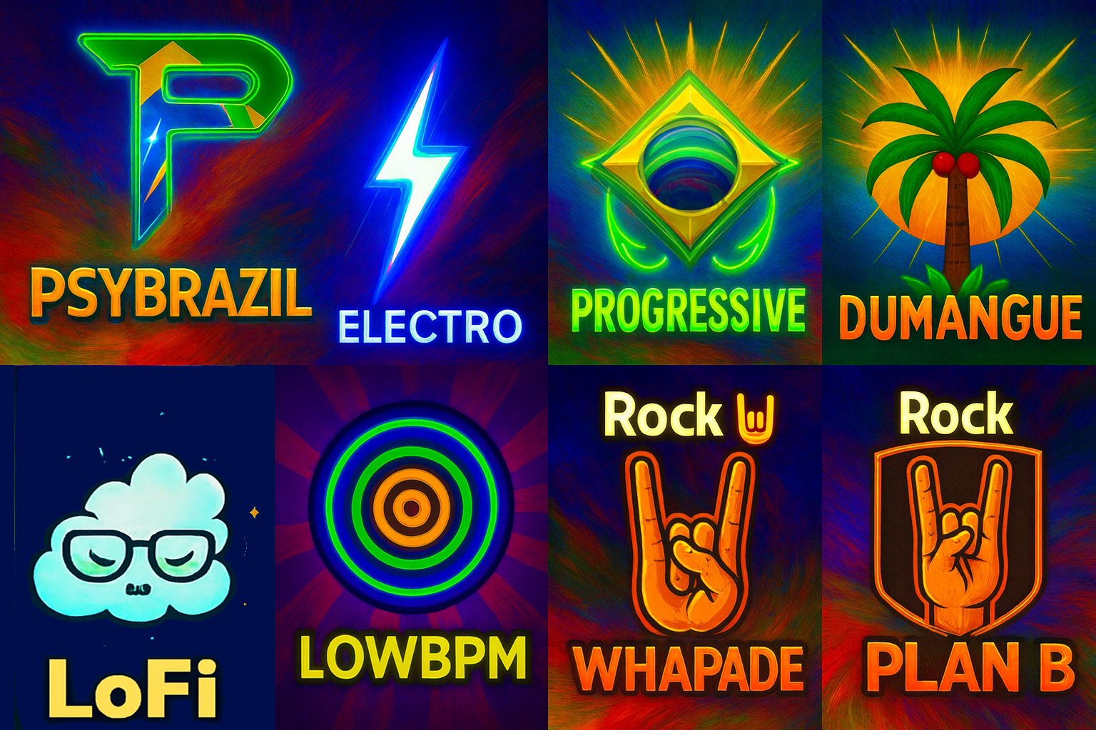 Colagem das estações PsyBrazil